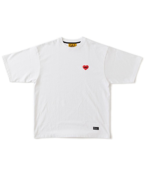 FAT(エフエイティー)の「HEARTee(Tシャツ/カットソー・メンズ・ブラック/ホワイト/イエロー・TITCH(M)/JUMBO(XXL)/FAT(XL)/SKINNY(L))」の2枚目の写真
