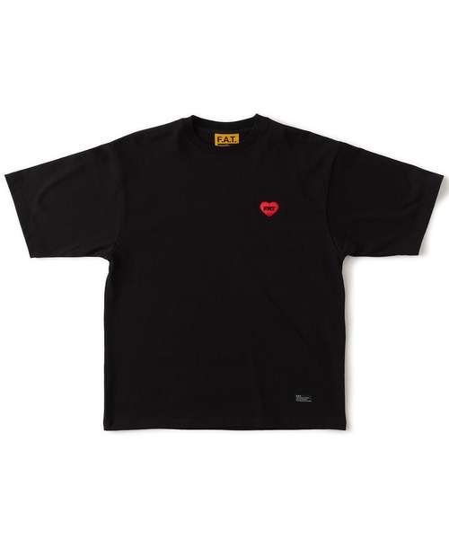 FAT(エフエイティー)の「HEARTee(Tシャツ/カットソー・メンズ・ブラック/ホワイト/イエロー・TITCH(M)/JUMBO(XXL)/FAT(XL)/SKINNY(L))」の3枚目の写真