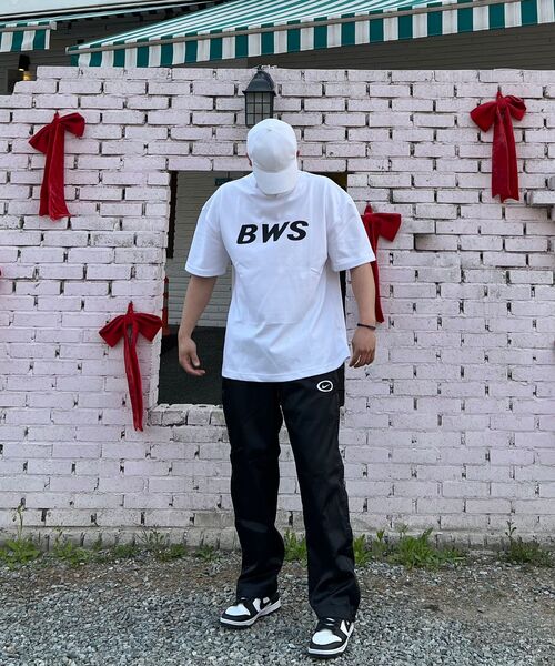 BARBELLWORKS（バーベルワークス）の「2025 BWS W/B オーバーサイズ（Tシャツ/カットソー・メンズ・ホワイト/ブラック・LARGE/X-LARGE/SMALL/MEDIUM）」の10枚目の写真