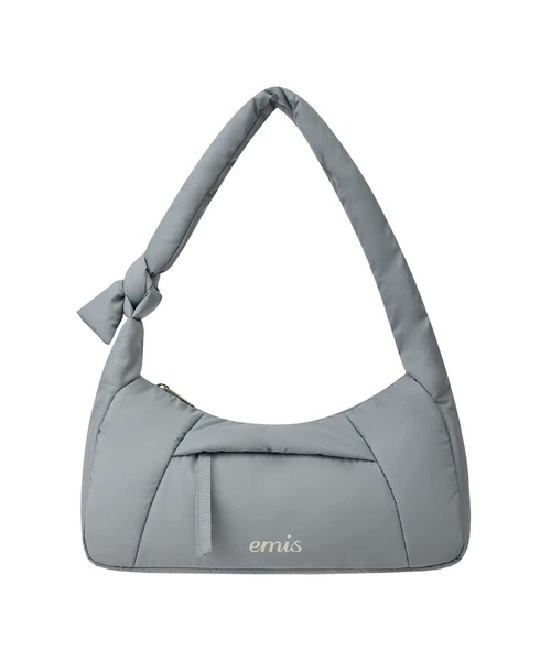 EMIS(イミス)の「PADDED ZIP POCKET SHOULDER BAG(ショルダーバッグ・レディース・バーガンディー/ベージュ/ブラック/ブルー・FREE)」の3枚目の写真