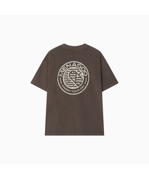 275g Heavy Cotton Circle Hearttrack Pigment T Shirt_Brown
