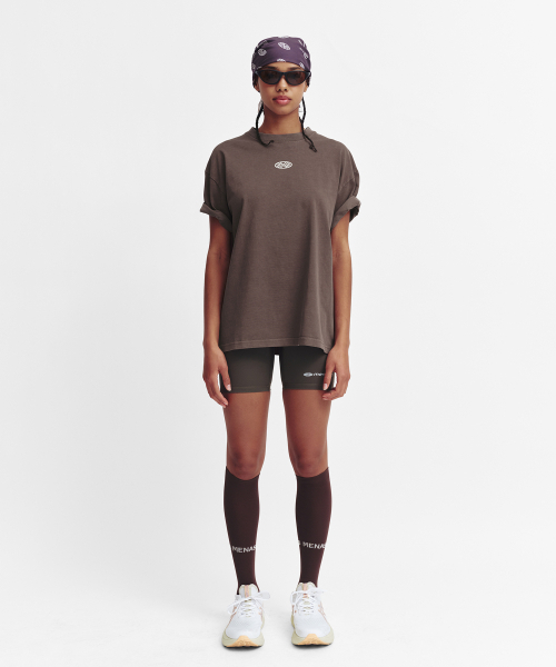 MENASOO(ミナス)の「275g Heavy Cotton Circle Hearttrack Pigment T Shirt_Brown(Tシャツ/カットソー・レディース・ブラウン・SMALL/MEDIUM)」の18枚目の写真