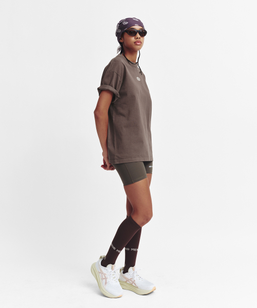 MENASOO(ミナス)の「275g Heavy Cotton Circle Hearttrack Pigment T Shirt_Brown(Tシャツ/カットソー・レディース・ブラウン・SMALL/MEDIUM)」の15枚目の写真