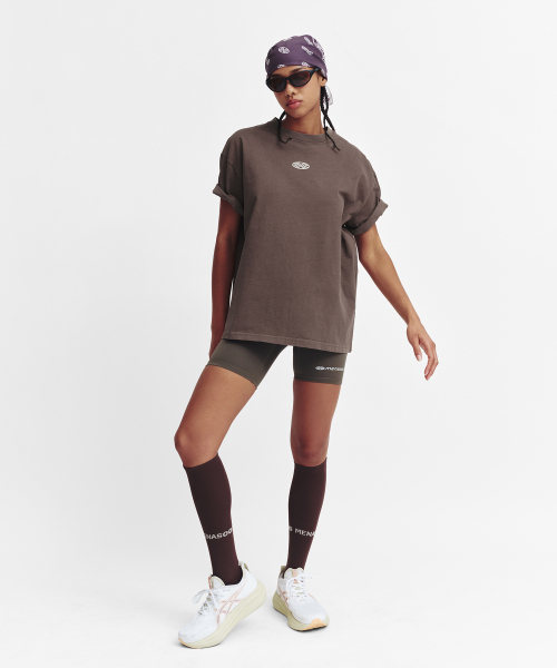 MENASOO(ミナス)の「275g Heavy Cotton Circle Hearttrack Pigment T Shirt_Brown(Tシャツ/カットソー・レディース・ブラウン・SMALL/MEDIUM)」の14枚目の写真