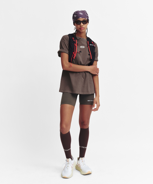 MENASOO(ミナス)の「275g Heavy Cotton Circle Hearttrack Pigment T Shirt_Brown(Tシャツ/カットソー・レディース・ブラウン・SMALL/MEDIUM)」の12枚目の写真