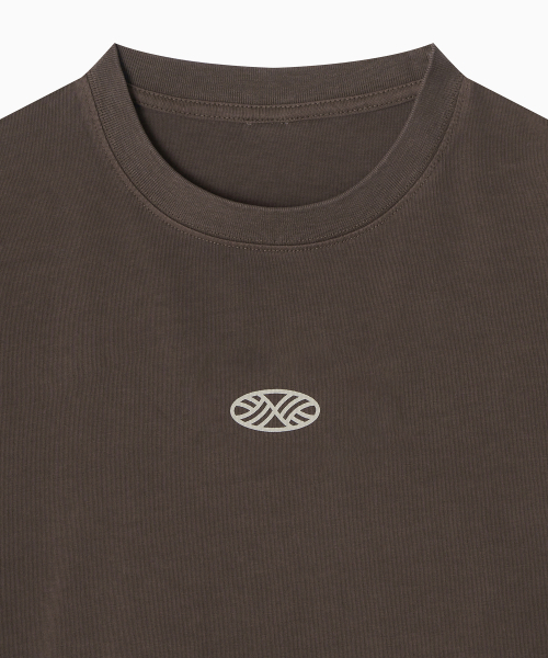 MENASOO(ミナス)の「275g Heavy Cotton Circle Hearttrack Pigment T Shirt_Brown(Tシャツ/カットソー・レディース・ブラウン・SMALL/MEDIUM)」の7枚目の写真