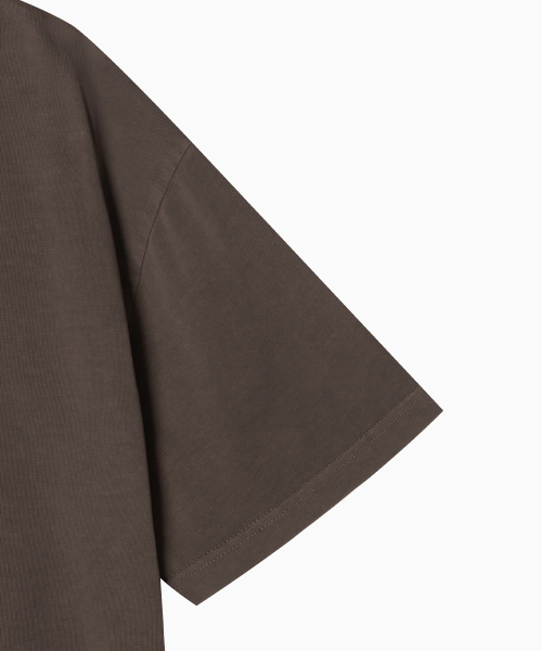 MENASOO(ミナス)の「275g Heavy Cotton Circle Hearttrack Pigment T Shirt_Brown(Tシャツ/カットソー・レディース・ブラウン・SMALL/MEDIUM)」の6枚目の写真