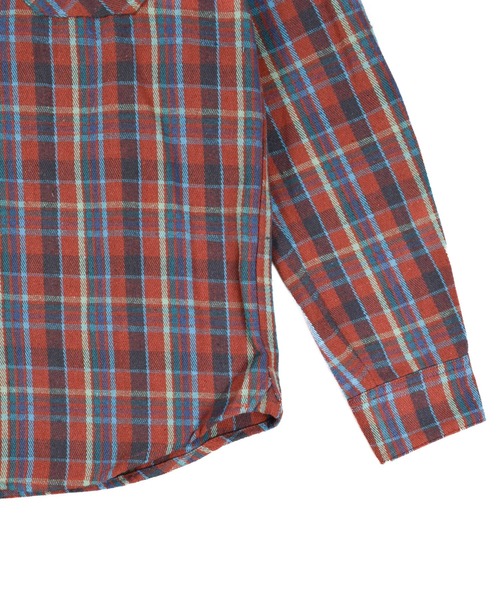 TMT（ティーエムティー）の「【TMT/ティーエムティー】Heavy Flannel Check Shirts（シャツ/ブラウス・メンズ・ピンク/ブラウン・X-LARGE/MEDIUM）」の11枚目の写真