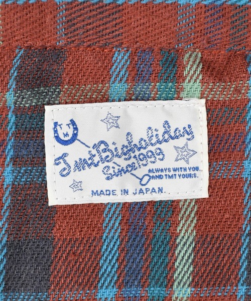 TMT（ティーエムティー）の「【TMT/ティーエムティー】Heavy Flannel Check Shirts（シャツ/ブラウス・メンズ・ピンク/ブラウン・X-LARGE/MEDIUM）」の3枚目の写真