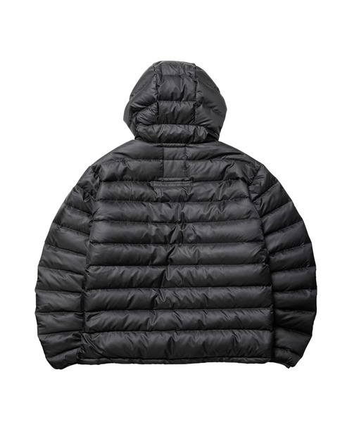 Liberaiders（リベレイダース）の「Liberaiders/リベレイダース DOWN HALF ZIP HOODIE ブランドロゴ アノラックダウンジャケット（ダウンジャケット/コート・メンズ・ブラック・M/L/XL）」の2枚目の写真