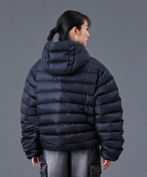 Liberaiders（リベレイダース）の「Liberaiders/リベレイダース DOWN HALF ZIP HOODIE ブランドロゴ アノラックダウンジャケット（ダウンジャケット/コート・メンズ・ブラック・M/L/XL）」の22枚目の写真