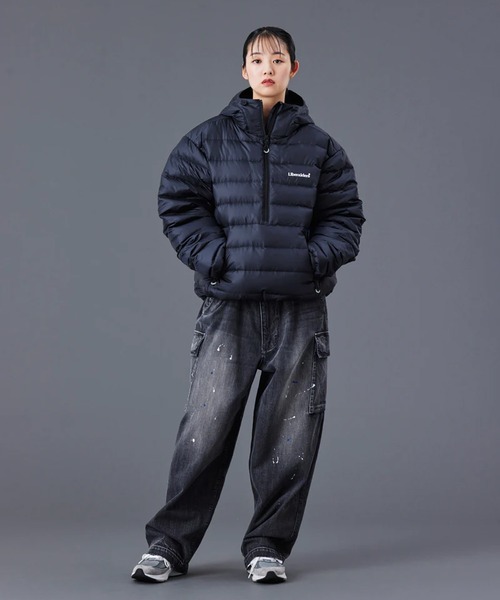 セール】Liberaiders/リベレイダース DOWN HALF ZIP HOODIE ブランド