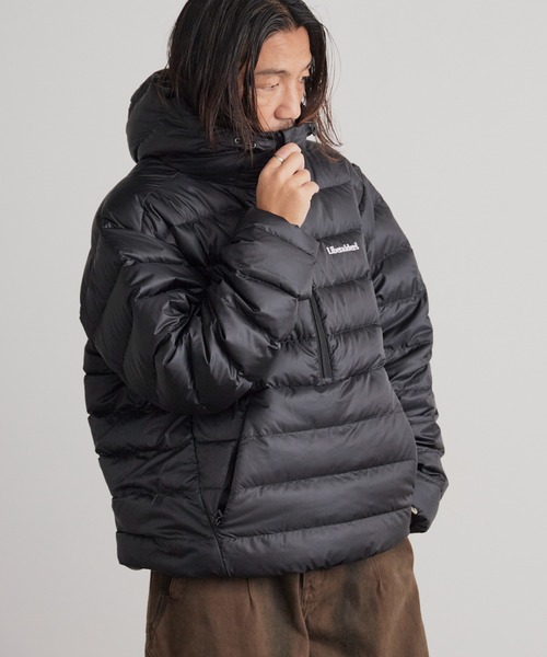 Liberaiders（リベレイダース）の「Liberaiders/リベレイダース DOWN HALF ZIP HOODIE ブランドロゴ アノラックダウンジャケット（ダウンジャケット/コート・メンズ・ブラック・M/L/XL）」の13枚目の写真