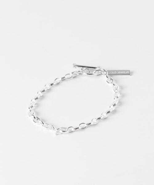 XOLO(ショロ)の「XOLO CUT CAVIAR LINK BRACELET(ブレスレット・メンズ・シルバー・19)」の2枚目の写真