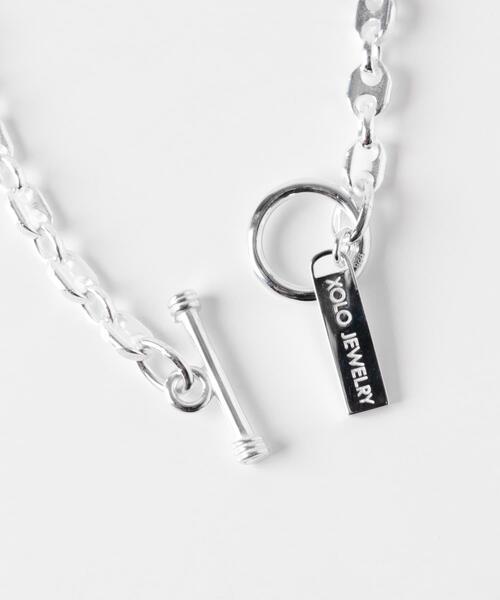 XOLO(ショロ)の「XOLO CUT CAVIAR LINK BRACELET(ブレスレット・メンズ・シルバー・19)」の4枚目の写真