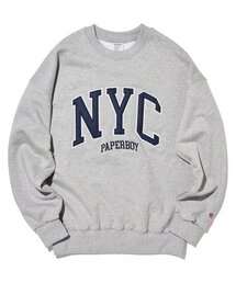 PAPERBOY（ペーパーボーイ）の「ニューヨークシティ スウェットシャツ-メランジェ（スウェット）」