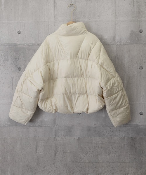 Miniministore(ミニミニストア)の「ダウンジャケット エコダウンブルゾン中綿(ダウンジャケット/コート・レディース・ブラック/ブラウン/アイボリー・FREE)」の10枚目の写真