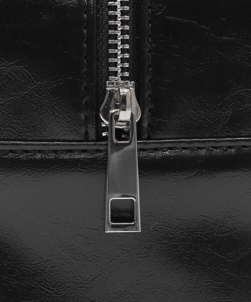 WEGO(ウィゴー)の「WEGO/サテンリボンギャザーボストン(ボストンバッグ・レディース・ブラック・FREE)」の12枚目の写真