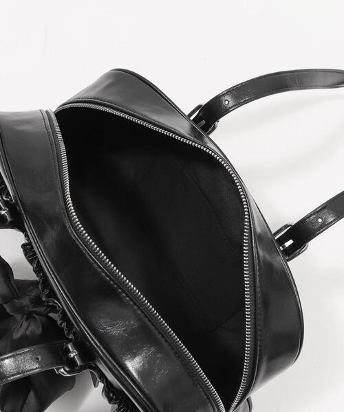 WEGO(ウィゴー)の「WEGO/サテンリボンギャザーボストン(ボストンバッグ・レディース・ブラック・FREE)」の14枚目の写真