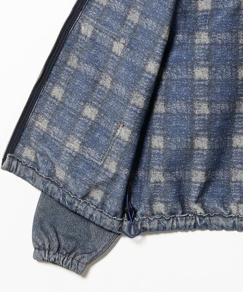 BEAMS（ビームス）の「モック プリント フーディ（ブルゾン・メンズ・ベージュ/インディゴブルー・M/S/XL/L）」の11枚目の写真