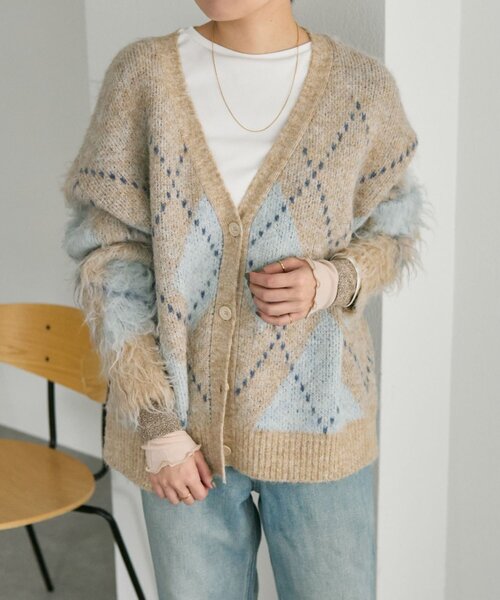 ear PAPILLONNER(イアパピヨネ)の「リブ袖メロウカットソー【SUM1 STYLE】(Tシャツ/カットソー・レディース・ブラック/オレンジ/ホワイト・FREE)」の5枚目の写真