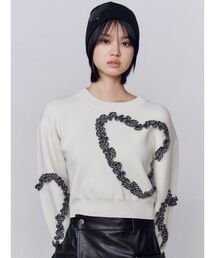 EMODA | ギャザーハートニット(ニット/セーター)