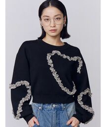 EMODA | ギャザーハートニット(ニット/セーター)