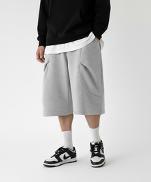 HELLOJUN（へロージュン）の「Signature Wave Tuck 7/8 Length Bermuda Pants [Gray]（その他パンツ）」