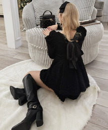 ROYAL PARTY | カールボア長袖ペプラムトップス(シャツ/ブラウス)