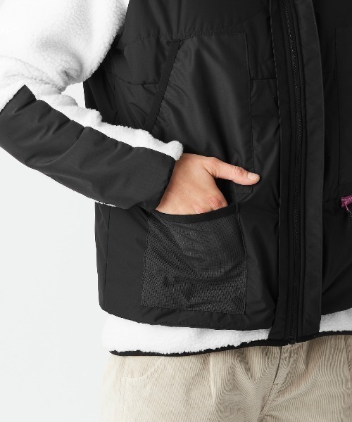 PICTURE ORGANIC CLOTHING（ピクチャーオーガニッククロージング）の「【PICTURE/ピクチャー】PMBTON 3IN1 JKT　ボアフリース　ベスト（ブルゾン・メンズ・ブラック・MEDIUM/LARGE）」の5枚目の写真