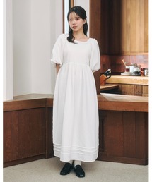 moi tytto（モイテュット）の「２wayパフワンピース/前後リバーシブルで着用可能/低身長さん向けSサイズあり◎（ワンピース）」