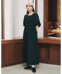 moi tytto（モイテュット）の「２wayパフワンピース/前後リバーシブルで着用可能/低身長さん向けSサイズあり◎（ワンピース）」