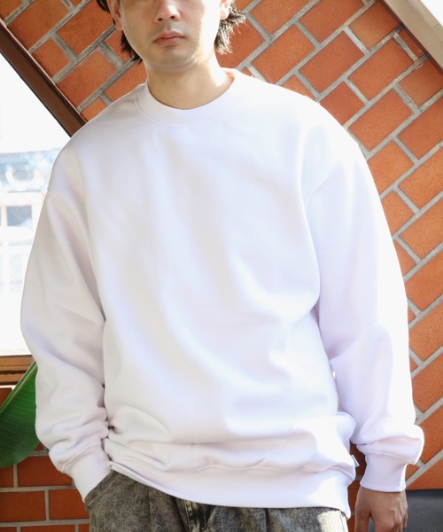 PRO CLUB （プロクラブ）の「PROCLUB クルースウェット13オンス裏起毛（スウェット・メンズ・グレー/ブラック/ホワイト・XX-LARGE/X-LARGE/MEDIUM/LARGE）」の5枚目の写真