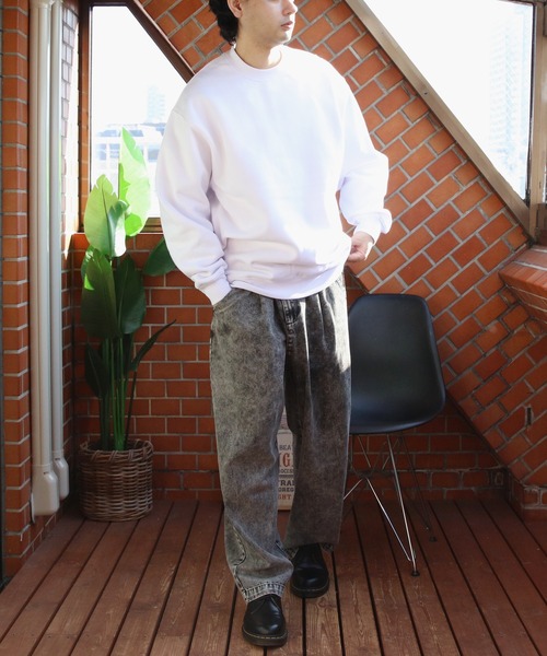 PRO CLUB （プロクラブ）の「PROCLUB クルースウェット13オンス裏起毛（スウェット・メンズ・グレー/ブラック/ホワイト・XX-LARGE/X-LARGE/MEDIUM/LARGE）」の10枚目の写真