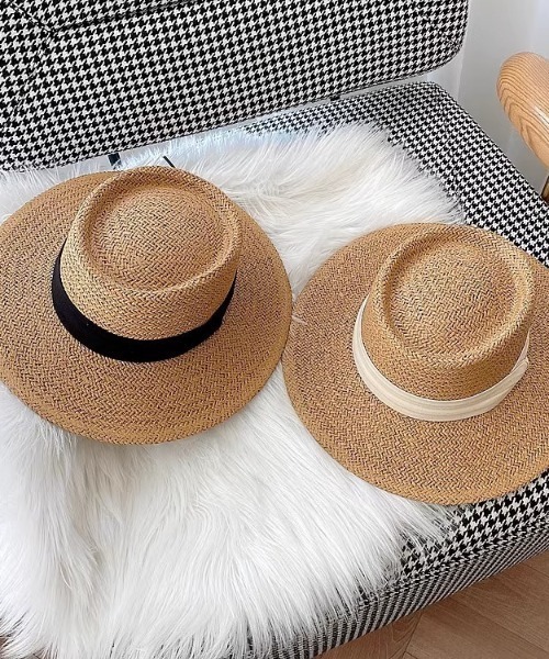 セール】【26年春夏新作】リボン 麦わらカンカン帽（ハット）｜pyornim