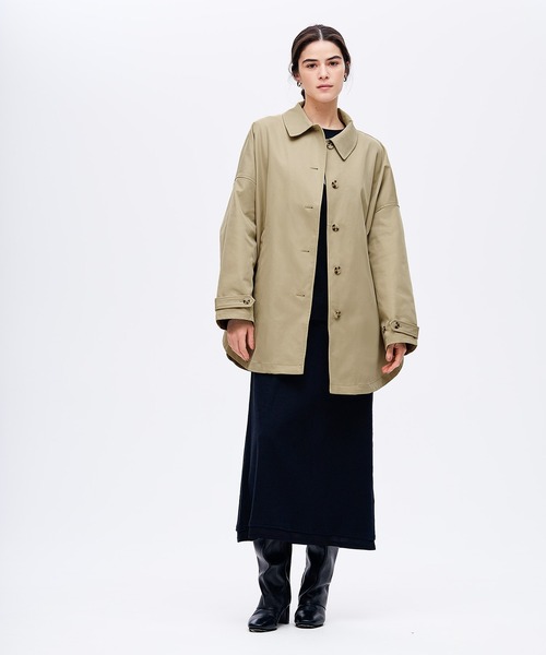 coca(coca)(コカ)の「ドルマンスリーブトレンチコート(トレンチコート・レディース・ベージュ・L/M)」の2枚目の写真