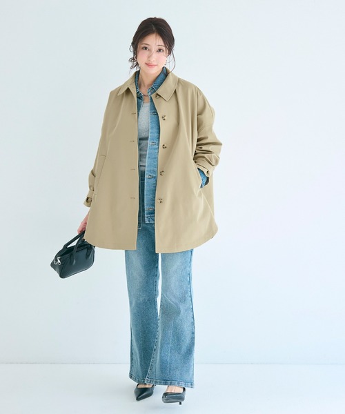 coca(coca)(コカ)の「ドルマンスリーブトレンチコート(トレンチコート・レディース・ベージュ・L/M)」の6枚目の写真