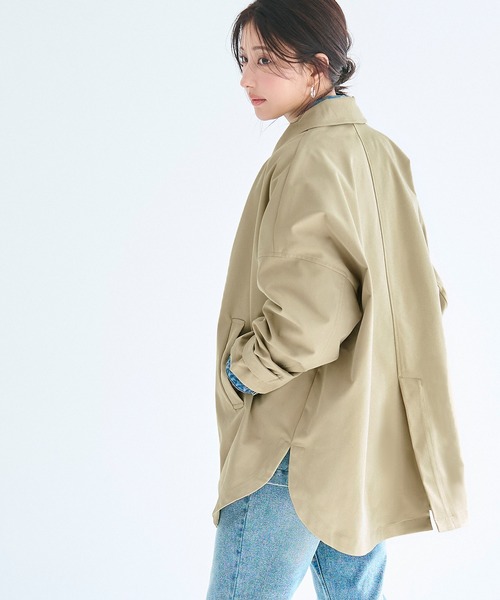 coca(coca)(コカ)の「ドルマンスリーブトレンチコート(トレンチコート・レディース・ベージュ・L/M)」の7枚目の写真