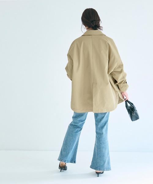 coca(coca)(コカ)の「ドルマンスリーブトレンチコート(トレンチコート・レディース・ベージュ・L/M)」の9枚目の写真