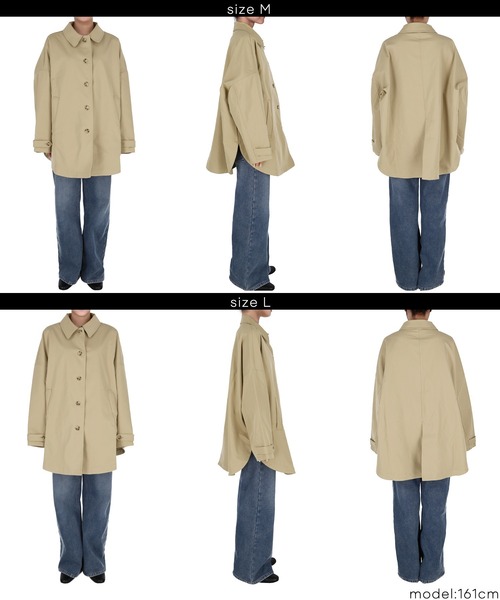 coca(coca)(コカ)の「ドルマンスリーブトレンチコート(トレンチコート・レディース・ベージュ・L/M)」の12枚目の写真