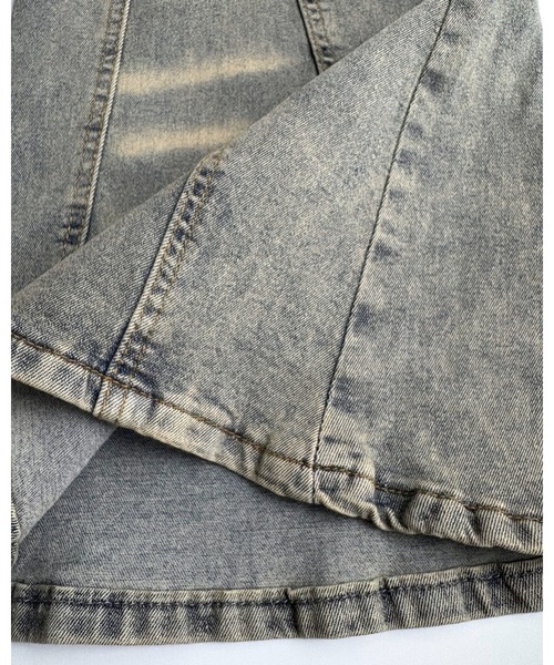 inst.ALL(インストール)の「サイドリボンラップ付きデニムフレアパンツ(デニムパンツ・レディース・ブルー・S/M/L)」の18枚目の写真