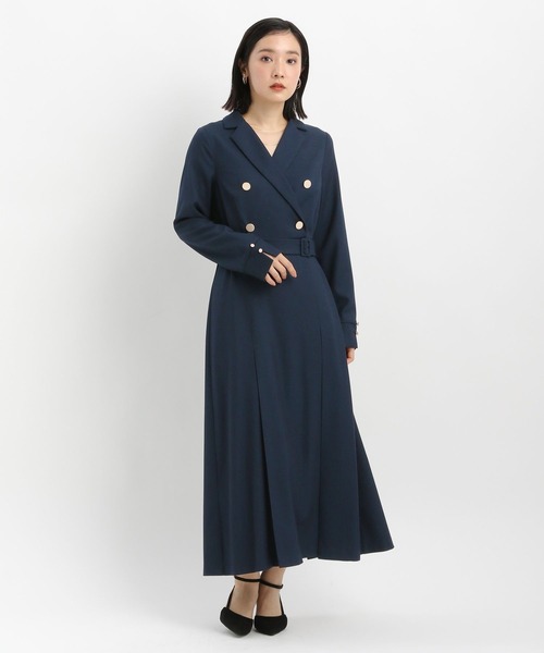 Andemiu(アンデミュウ)の「トレンチ風キンボタンワンピース644033(ワンピース・レディース・ベージュ/ネイビー/ライトグリーン・FREE)」の17枚目の写真