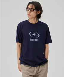 MAKEITTO（メイキット）の「[FLASH BARCODE] CREW NECK TEE_NAVY（Tシャツ/カットソー）」