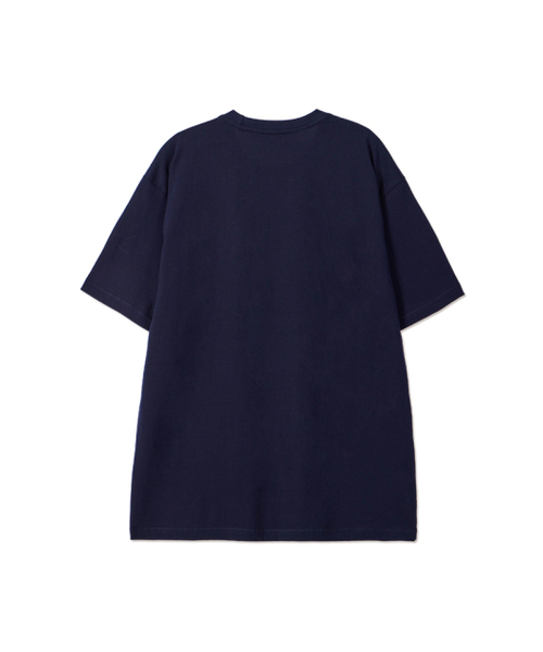 MAKEITTO（メイキット）の「[FLASH BARCODE] CREW NECK TEE_NAVY（Tシャツ/カットソー・メンズ・その他・MEDIUM/LARGE/X-LARGE/XX-LARGE）」の4枚目の写真