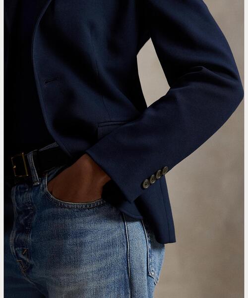 POLO RALPH LAUREN（ポロ ラルフ ローレン）の「シングルブレステッド ポンチ ブレザー（テーラードジャケット・レディース・ネイビー系1・6/4/2/00/0）」の6枚目の写真