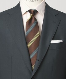 GLR シルク② 8.0cm ストライプ1 ネクタイ（ネクタイ）｜green label