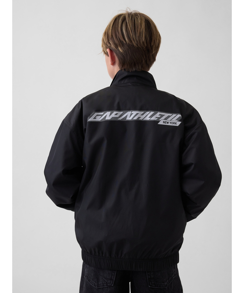 GAP（ギャップ）の「リサイクル ウィンドブレーカー (キッズ)（ナイロンジャケット・キッズ・ブラック・160cm/150cm/140cm/130cm/120cm/110cm）」の3枚目の写真