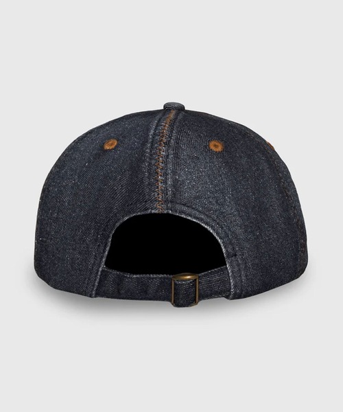 PLEASURES(プレジャー)の「PLEASURES/プレジャーズ ZIG ZAG DENIM CAP フラットバイザー 5Pキャップ 2026年春夏(キャップ・メンズ・ブルー・FREE)」の3枚目の写真