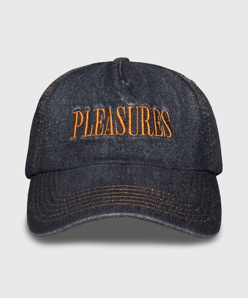 PLEASURES(プレジャー)の「PLEASURES/プレジャーズ ZIG ZAG DENIM CAP フラットバイザー 5Pキャップ 2026年春夏(キャップ・メンズ・ブルー・FREE)」の15枚目の写真