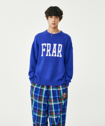 FROM ARLES（フロムアルル）の「90年代レトロロゴニット / BLUE（ニット/セーター）」